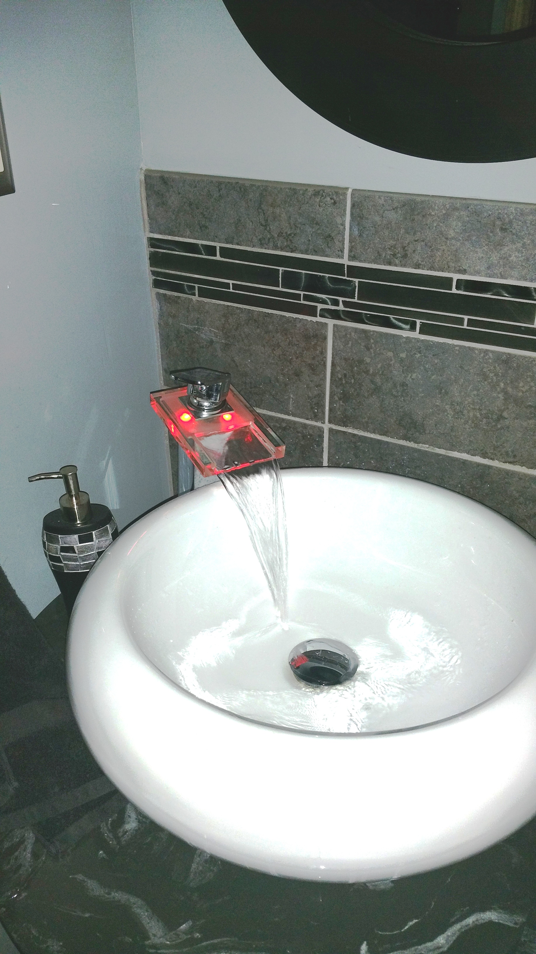 Sink With A Faucet